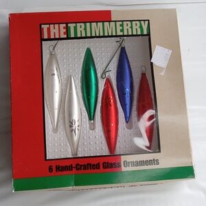 Glass ornament tear drops